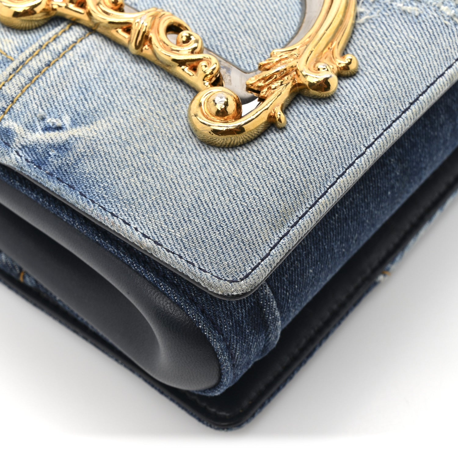 Dolce & Gabbana Denim DG Girls Shoulder Bag Blue 10 of 12