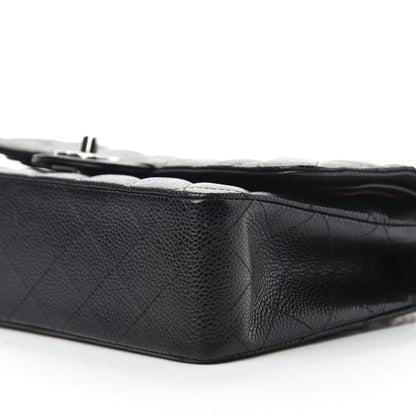Chanel Caviar Quilted Medium Double Flap Black 7 of 11