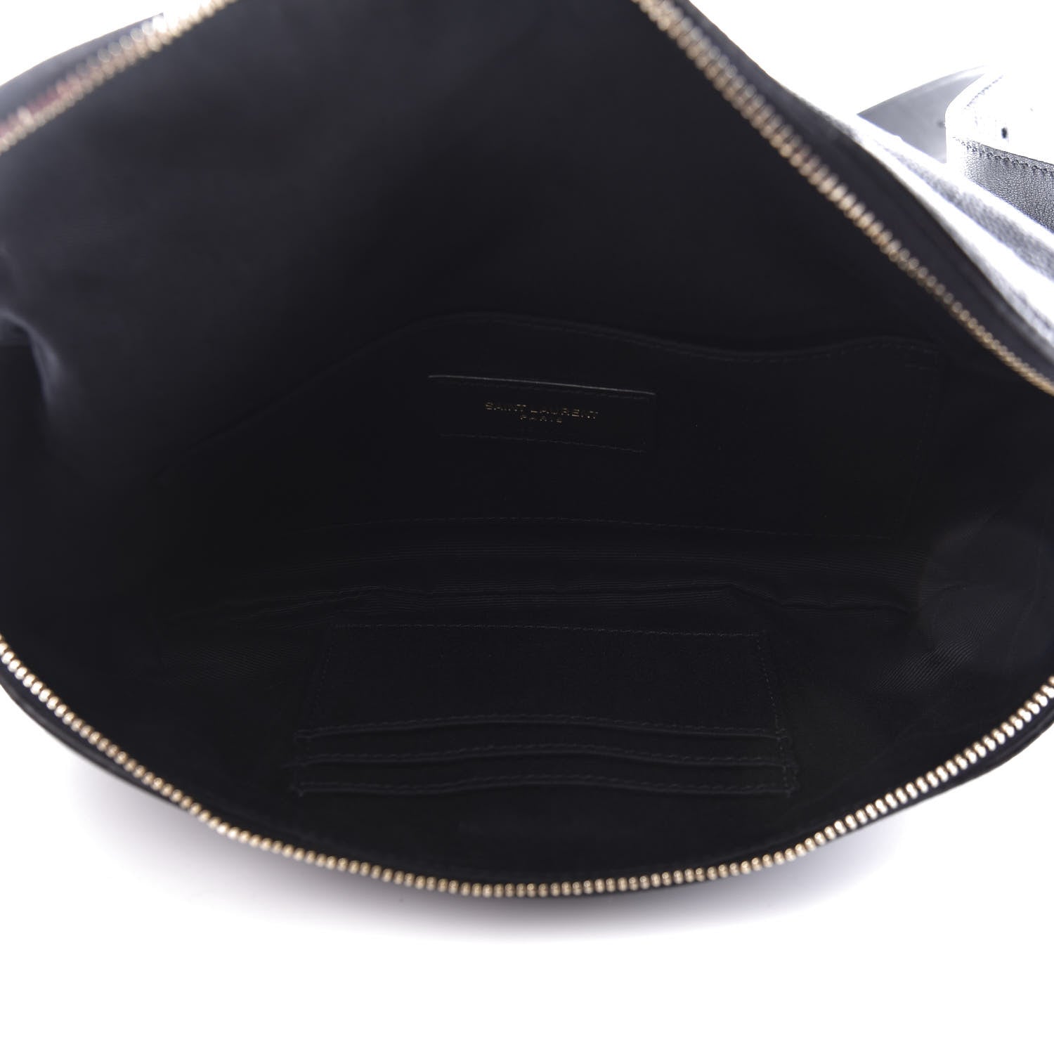 Saint Laurent Grain De Poudre Monogram Belt Bag Black 5 of 11