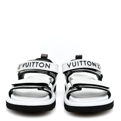 Louis Vuitton Calfskin Pool Pillow Flat Comfort Sandals 39 White 3 of 7