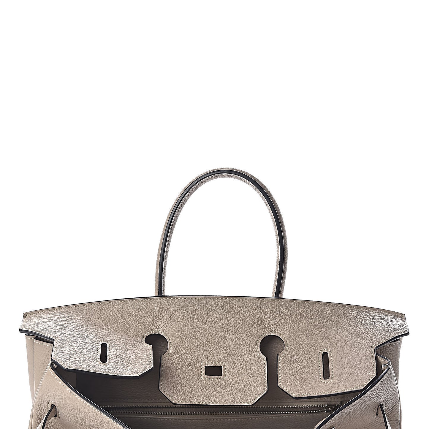 Taurillon Clemence Birkin 35 Gris Tourterelle