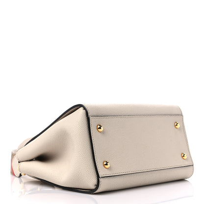 Burberry Soft Grain Calfskin Small Buckle Tote Limestone 4 of 10