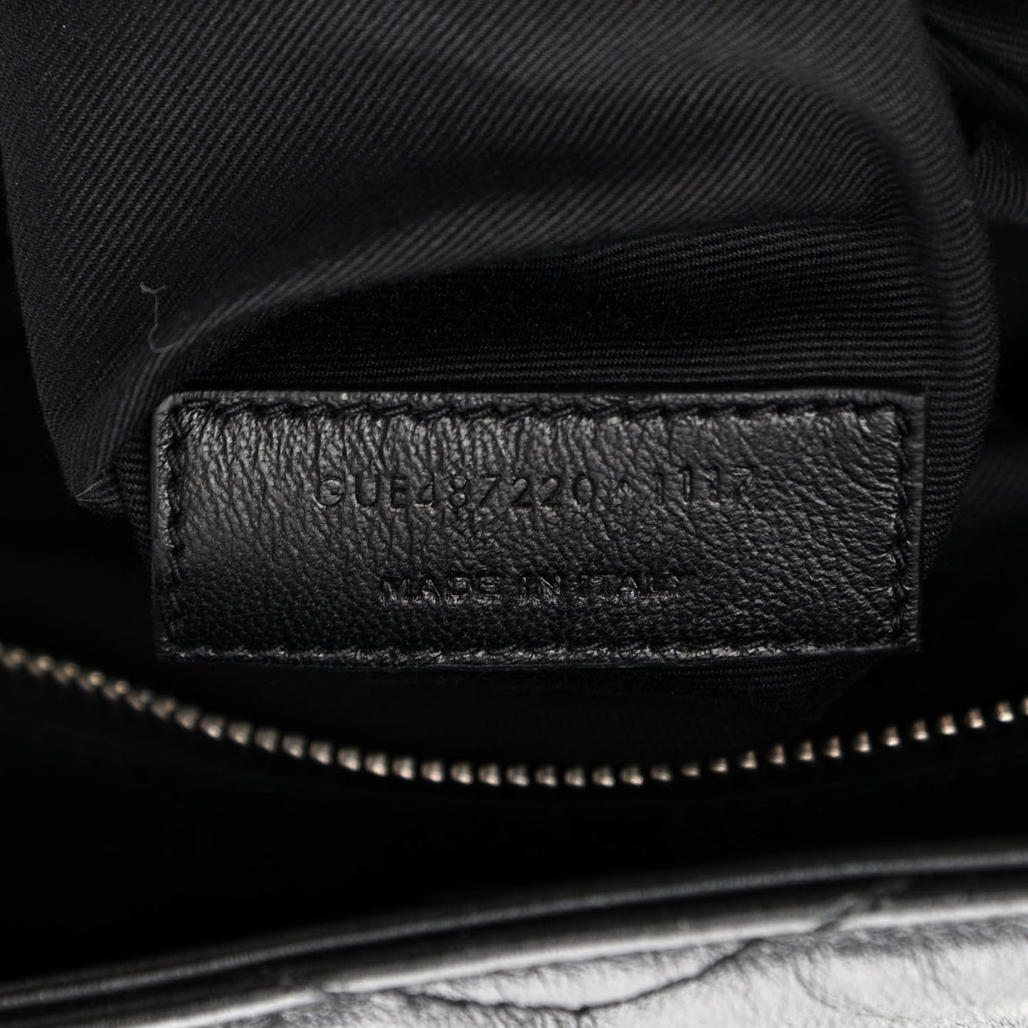 Calfskin Y Quilted Monogram Small Loulou Backpack Black