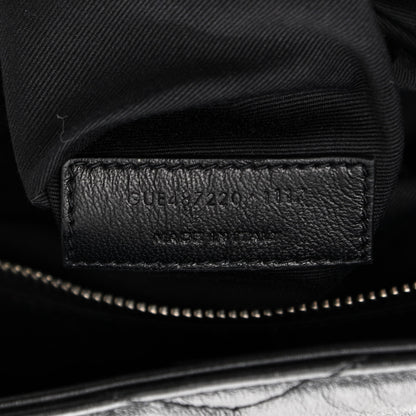 Saint Laurent Calfskin Y Quilted Monogram Small Loulou Backpack Black 7 of 10