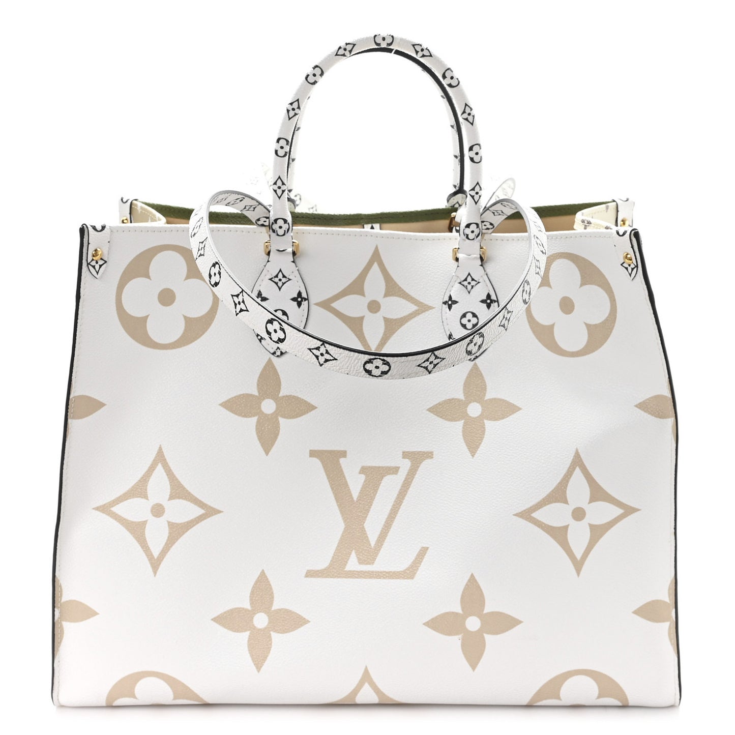 Monogram Giant Onthego GM Kaki Beige
