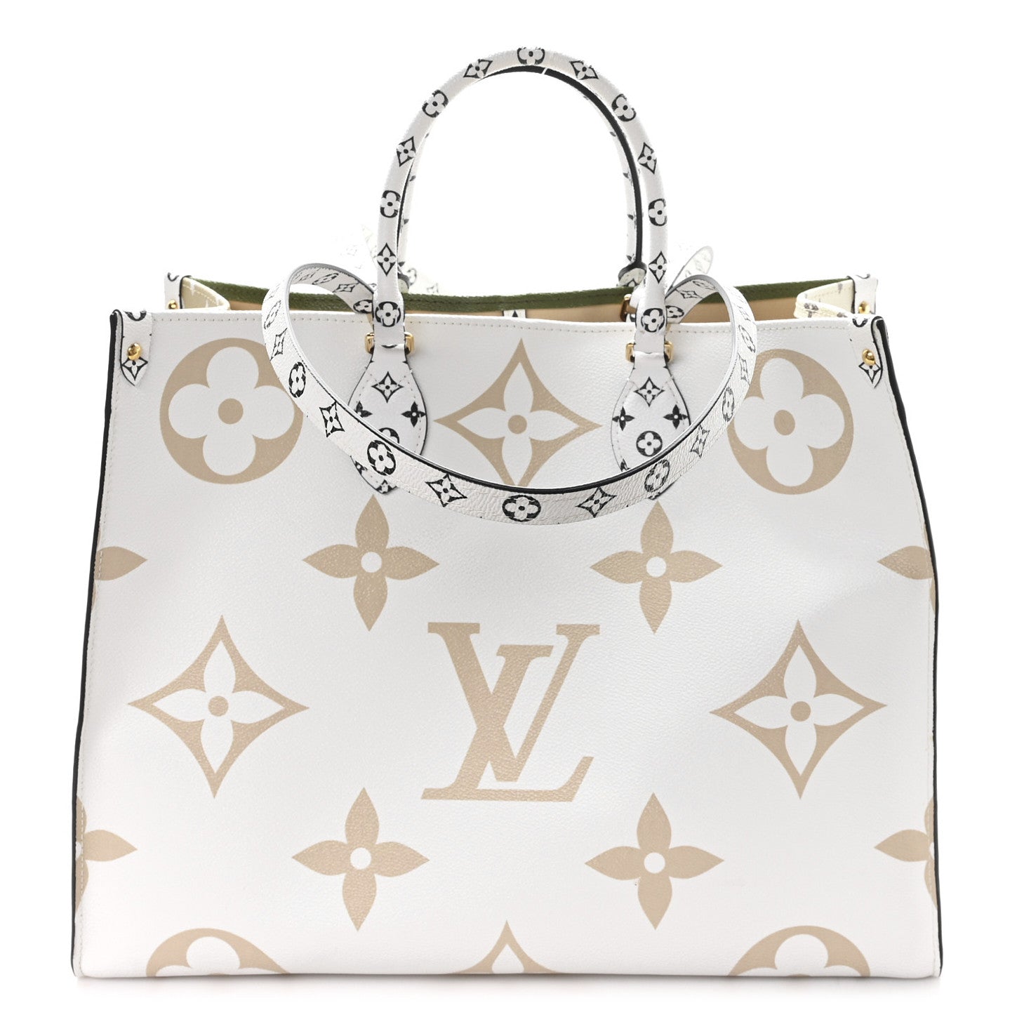 Louis Vuitton Monogram Giant Onthego GM Kaki Beige 1 of 10