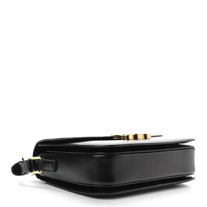 Celine Shiny Calfskin Medium Triomphe Black 4 of 11