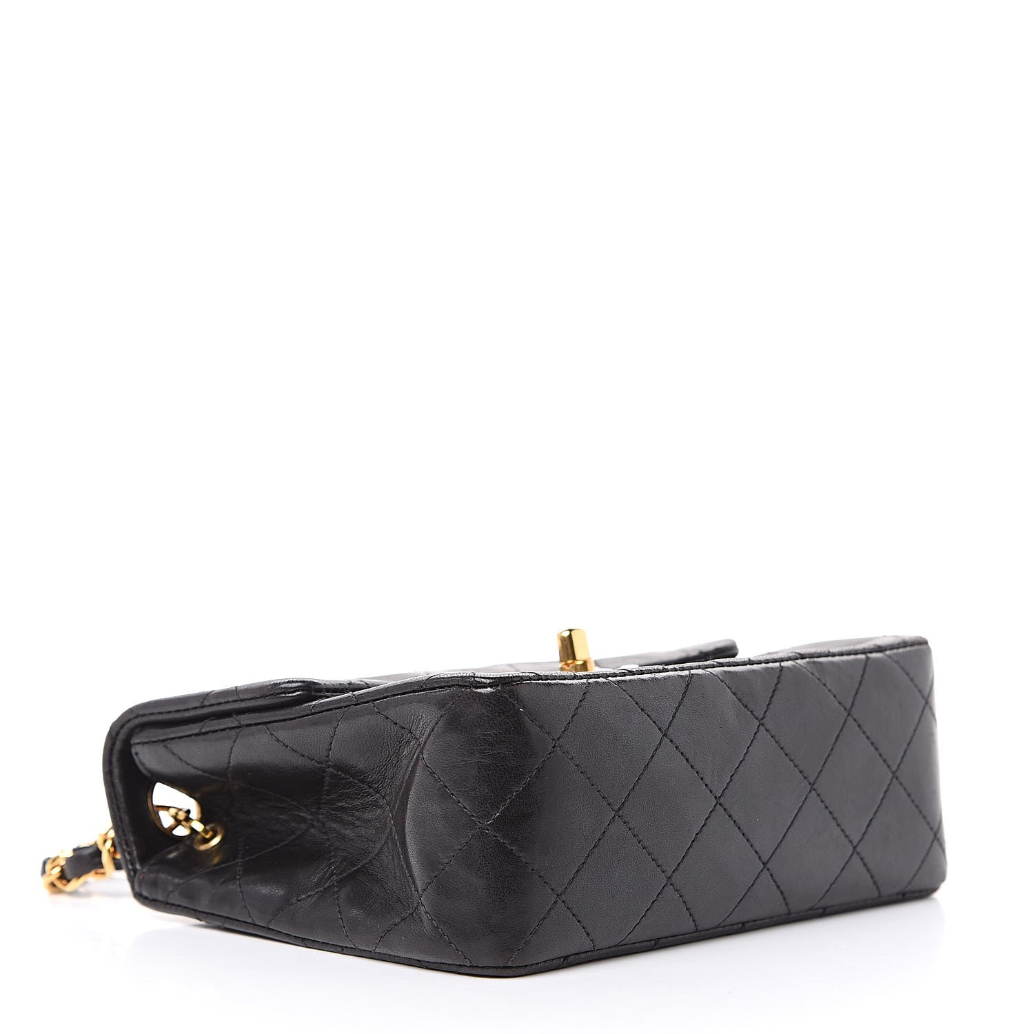 Chanel Lambskin Quilted Mini Square Flap Black 4 of 12