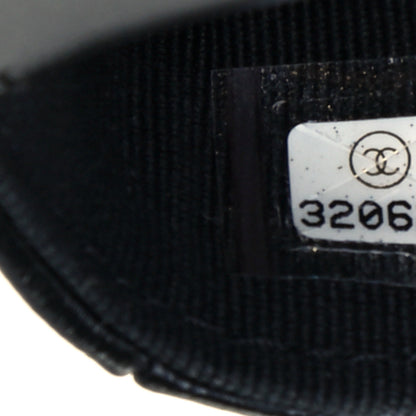 Chanel Lambskin Lacquered Metal Quilted Flap Chain Belt Bag Black 8 of 11