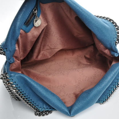Stella McCartney Shaggy Deer Falabella Fold Over Tote Blue 5 of 6