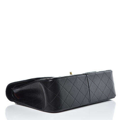 Chanel Caviar Quilted Jumbo Double Flap Black 4 of 10