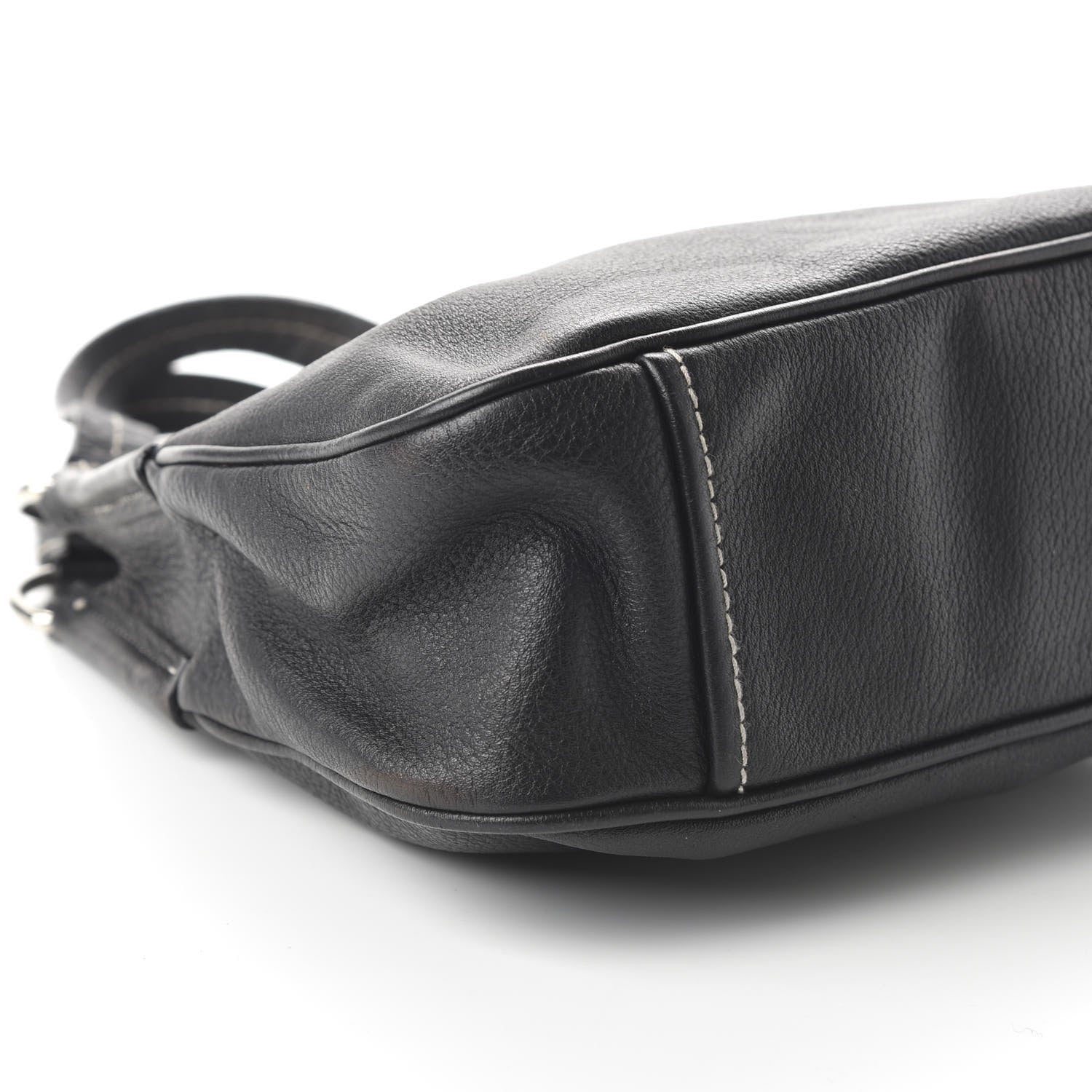 Prada Vitello Daino Shoulder Bag Black 6 of 9