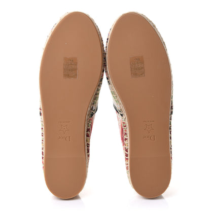 Christian Dior Embroidered Dior In Lights Granville Espadrille 38 Multicolor 6 of 10