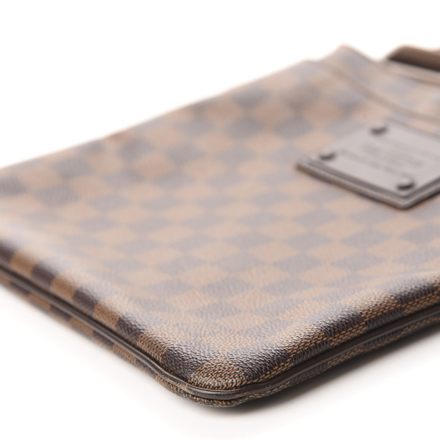 Louis Vuitton Damier Ebene Brooklyn Flat Pochette 7 of 10
