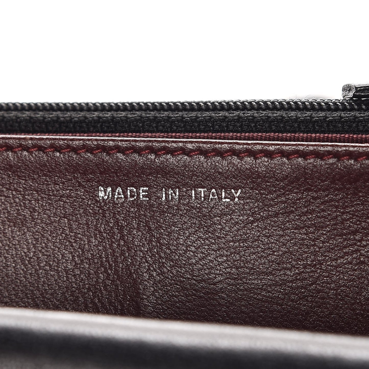Lambskin Quilted Wallet On Chain WOC Black