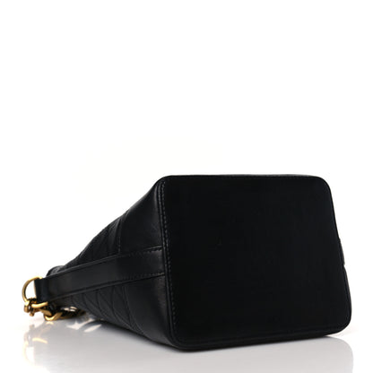 Saint Laurent Lambskin Quilted Small Emmanuelle Bucket Bag Black 4 of 9