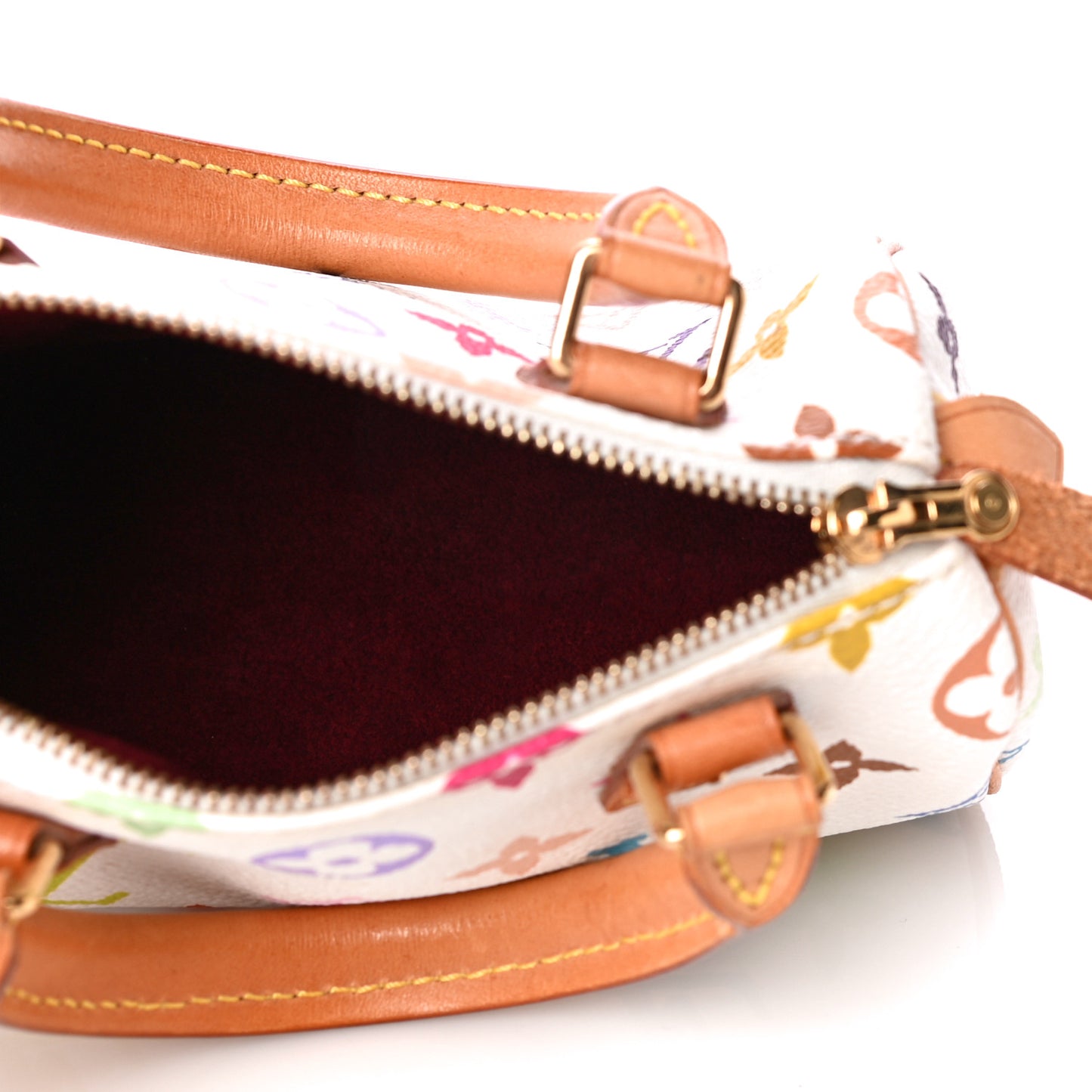 Monogram Multicolor Mini Sac HL Speedy White