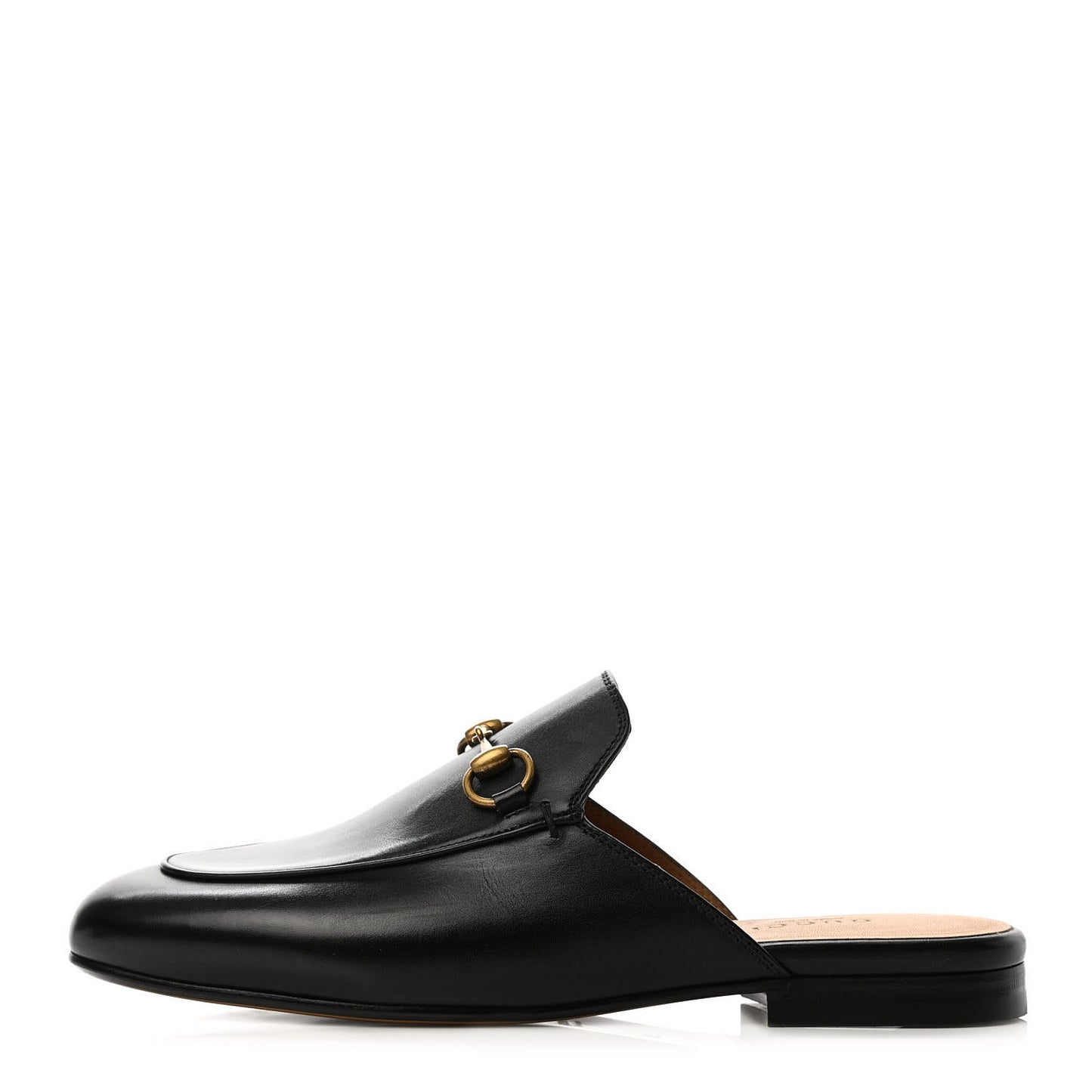Calfskin Womens Princetown Slippers 36 Black