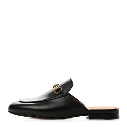 Gucci Calfskin Womens Princetown Slippers 36 Black 1 of 8