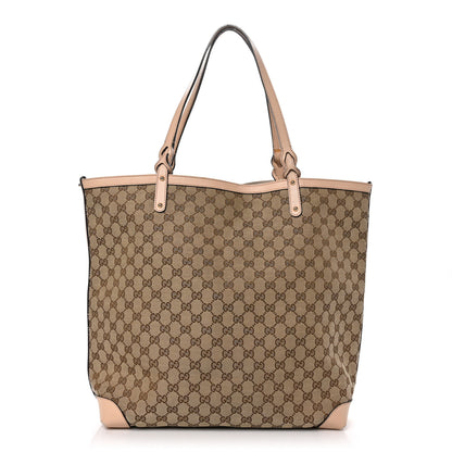 Gucci Monogram Large Craft Tote Beige 1 of 13
