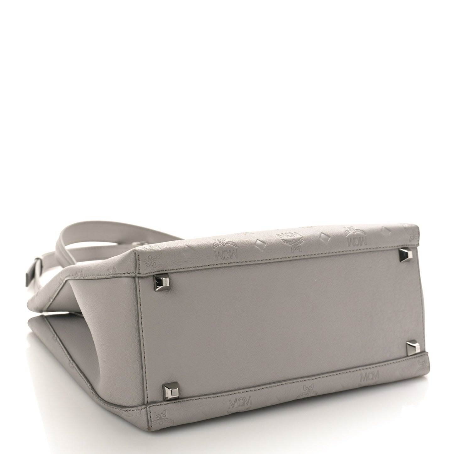 Calfskin Ottomar Monogram Sarah Medium Hobo Dove Grey