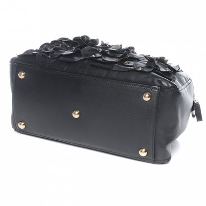 Valentino Garavani Nappa Studded Rosette Bowler Black 4 of 7