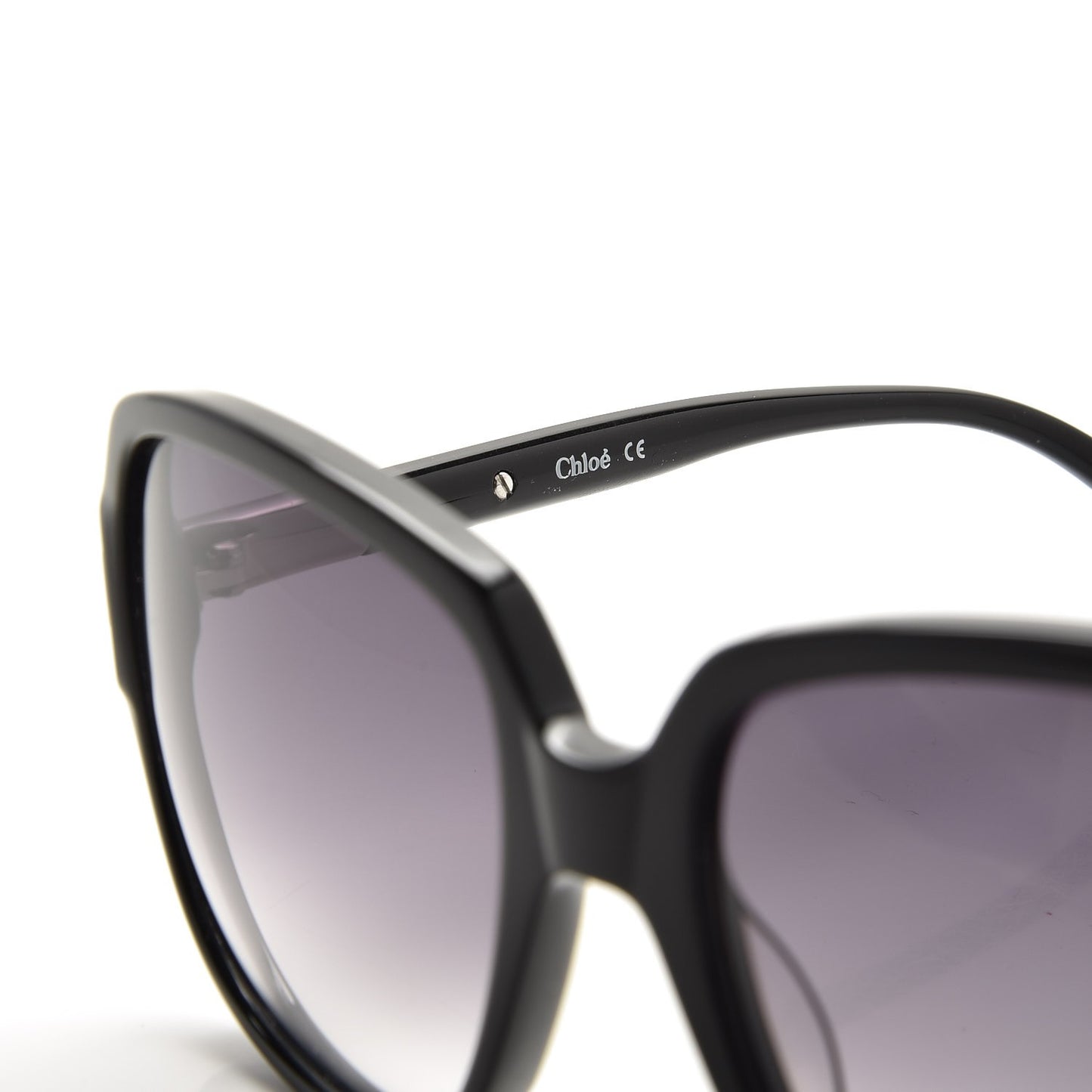 Oversized Round Sunglasses CL2238 Black