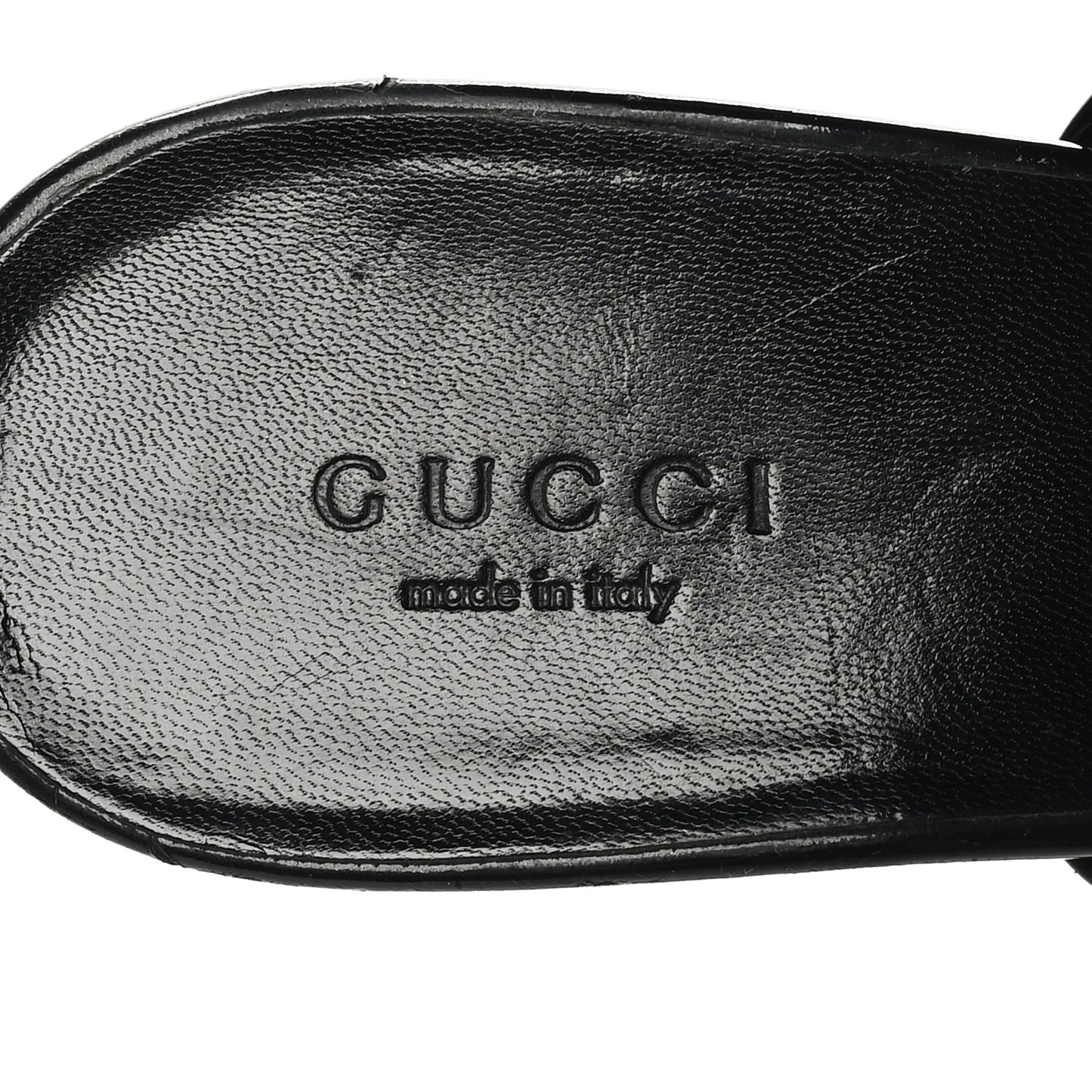 Patent Platform High Heel Slides 8 Black