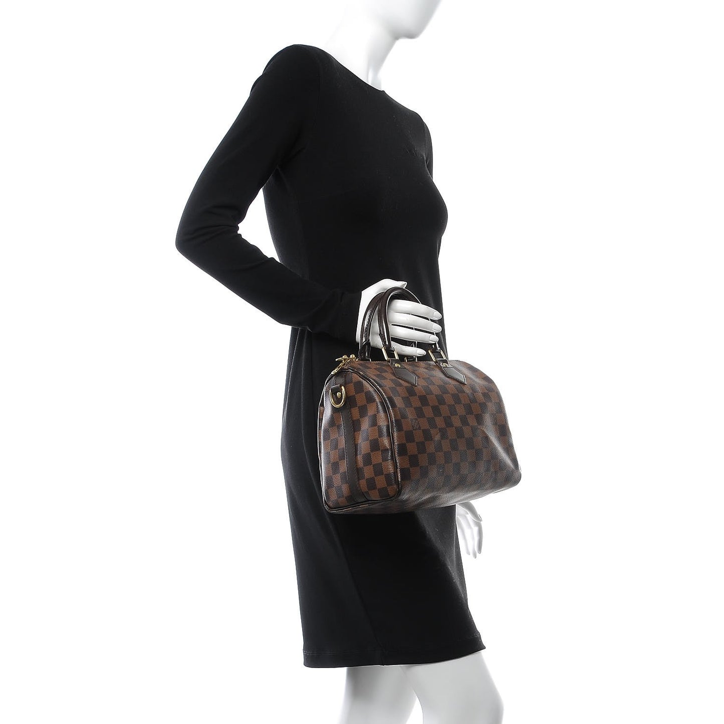 Damier Ebene Speedy Bandouliere 25