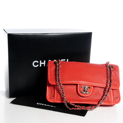 Chanel Perforated Calfskin Up In The Air Flap Red 5 of 9