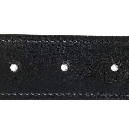 Hermes Box Togo 32mm Constance H Belt 85 Black Chocolate 3 of 5