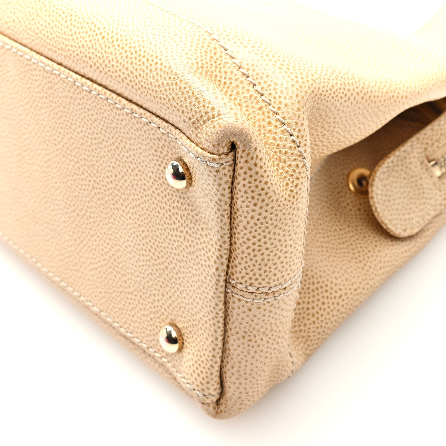 Chanel Caviar CC Shoulder Bag Beige 10 of 10