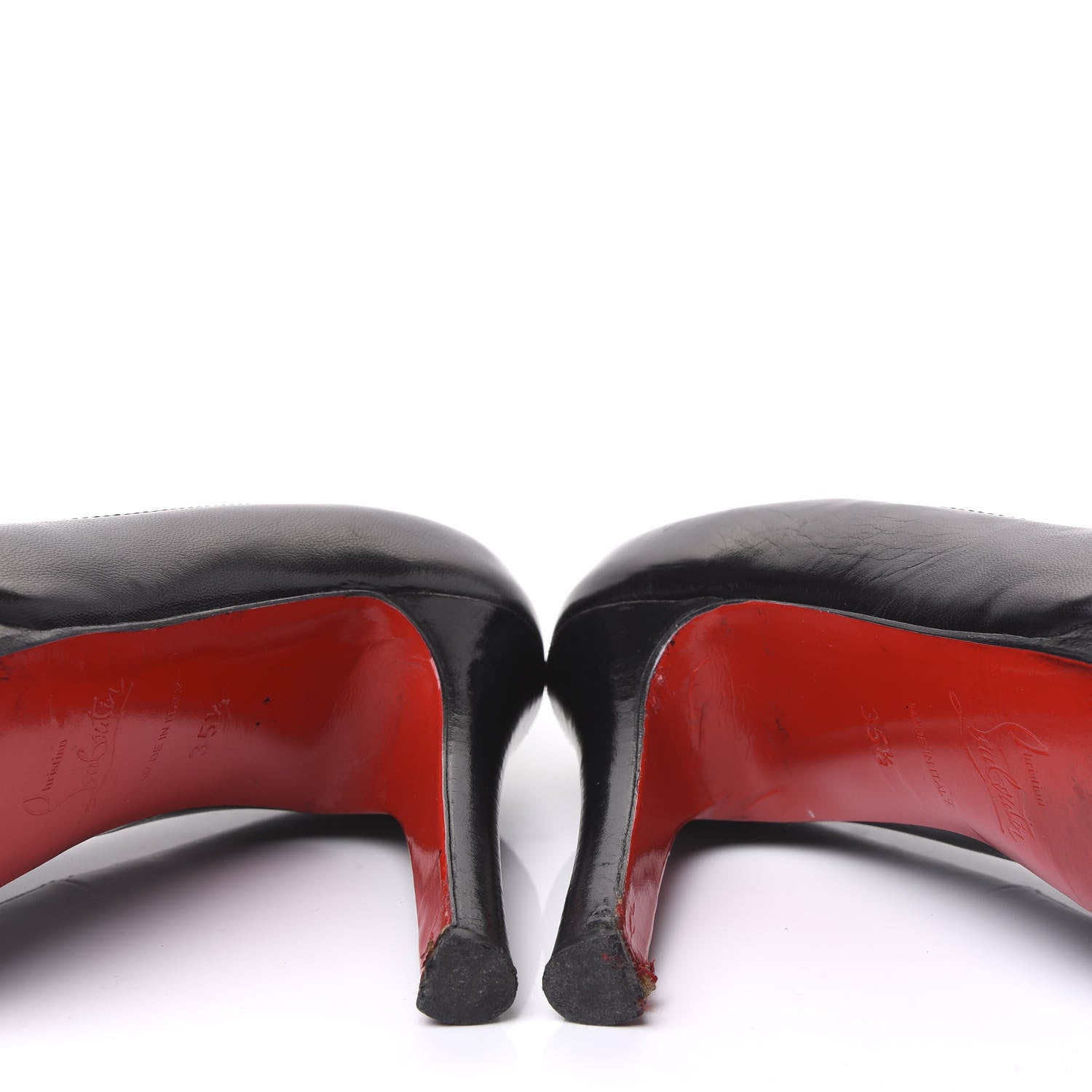 Christian Louboutin Kid Bruges 120 Pumps 35.5 Black 10 of 10