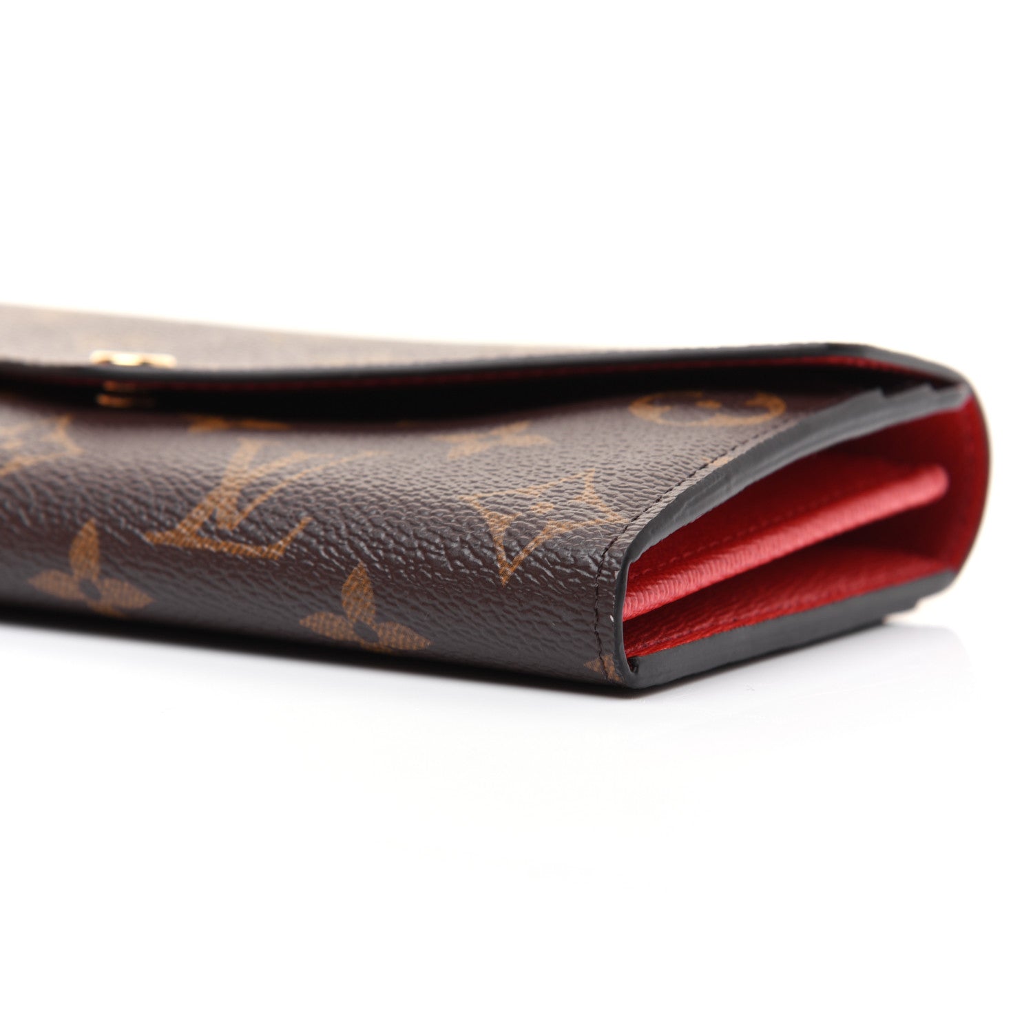 Louis Vuitton Monogram Sarah Wallet NM Coquelicot 7 of 9