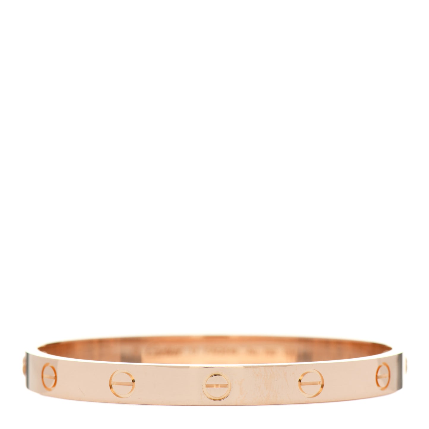 18K Pink Gold LOVE Bracelet 17