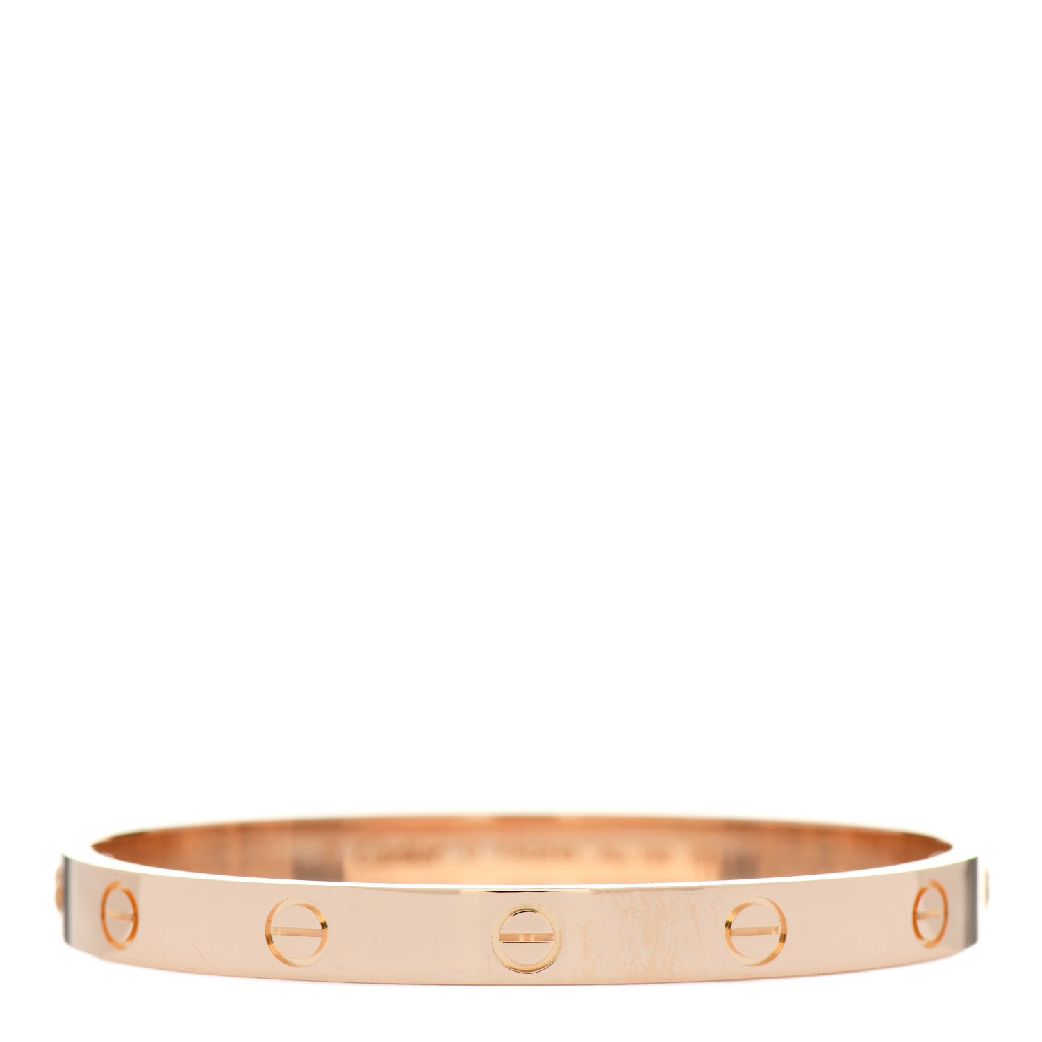 Cartier 18K Pink Gold LOVE Bracelet 17 1 of 6