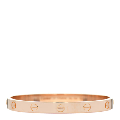 Cartier 18K Pink Gold LOVE Bracelet 17 1 of 6