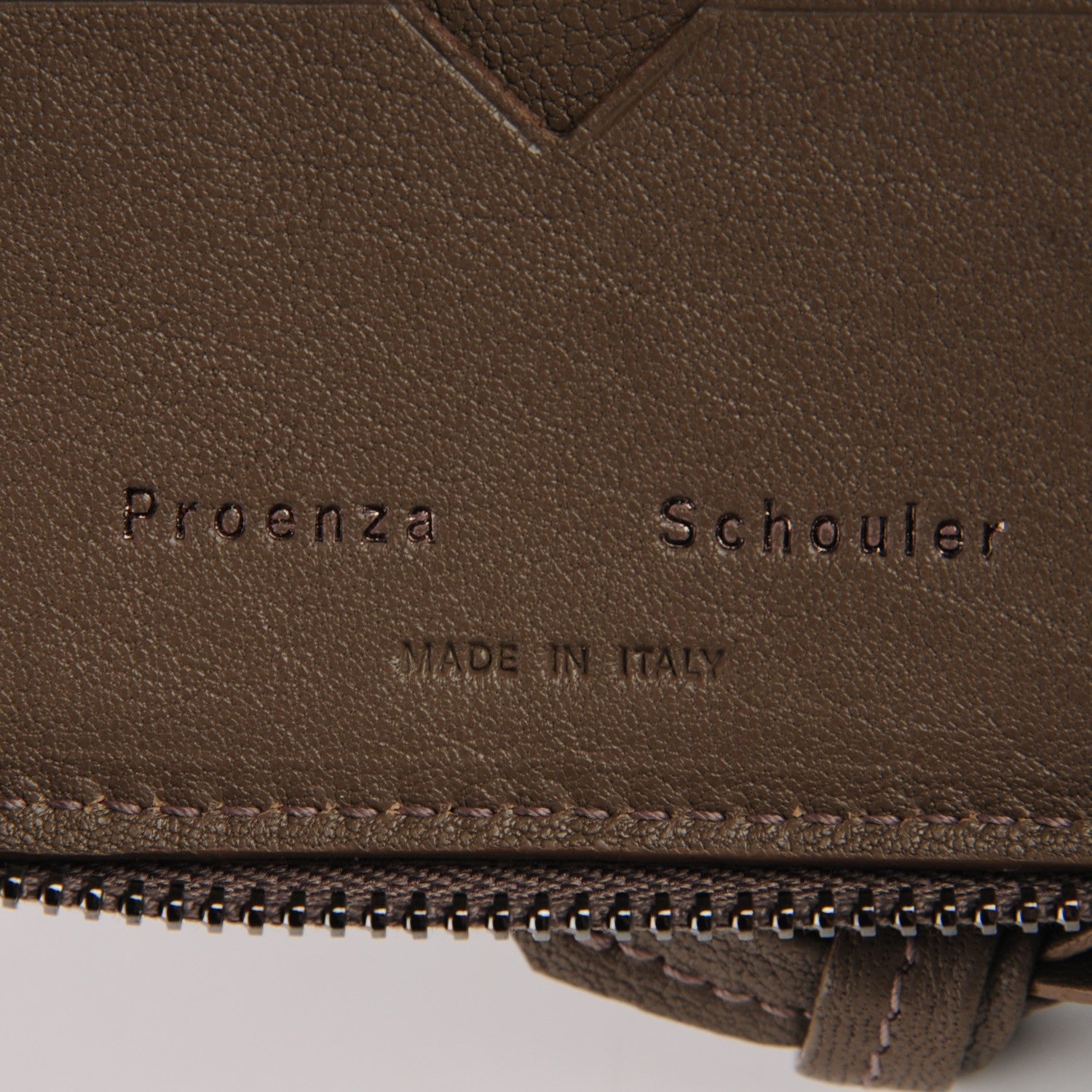 Proenza Schouler Lambskin PS1 Small Zip Wallet Smoke 6 of 6