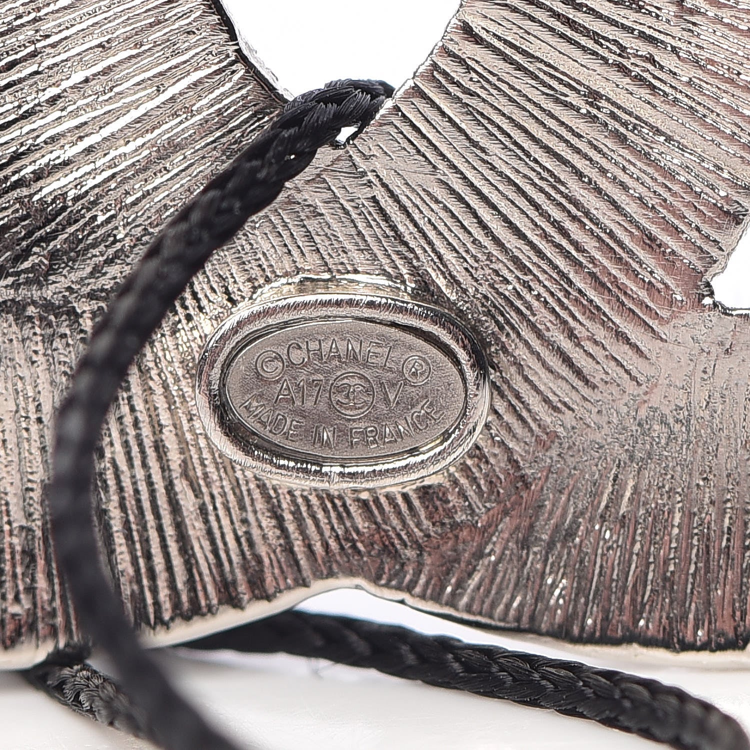 Chanel Baguette Crystal CC Brooch Silver 4 of 5