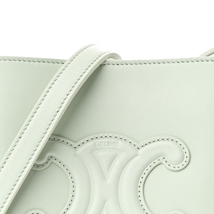 Celine Smooth Calfskin Mini Cuir Triomphe Bucket Bag Jade 8 of 10