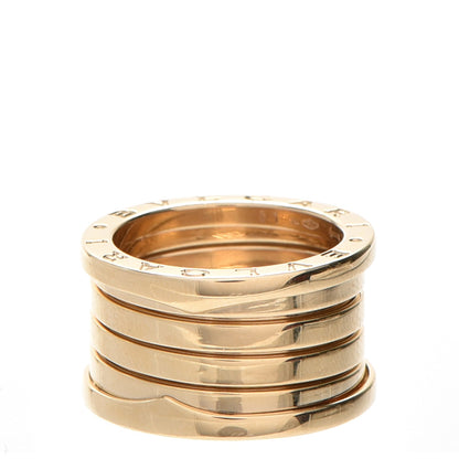 Bulgari 18K Yellow Gold B.Zero1 Four-Band Ring 51 5.75 1 of 8