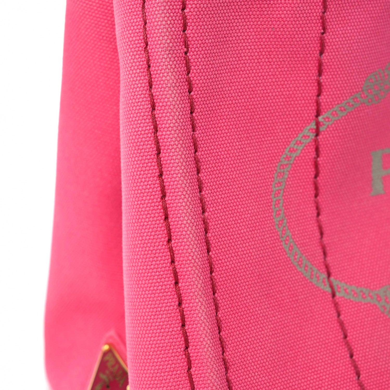 Prada Canapa Small Logo Tote Peonia 20 of 22