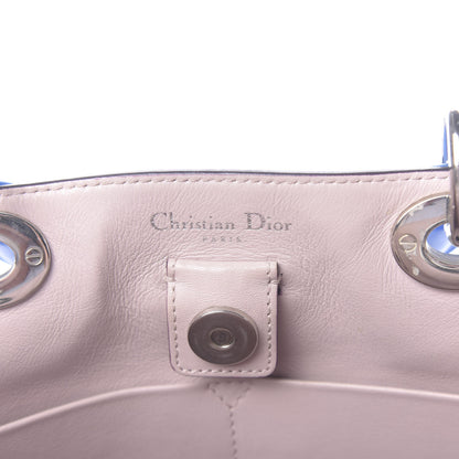 Christian Dior Smooth Calfskin Medium Diorissimo Tote Blue 8 of 12