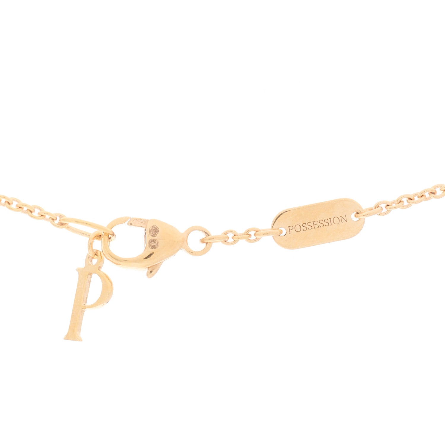 Piaget 18K Rose Gold Diamond Malachite Possession Pendant Necklace 4 of 5