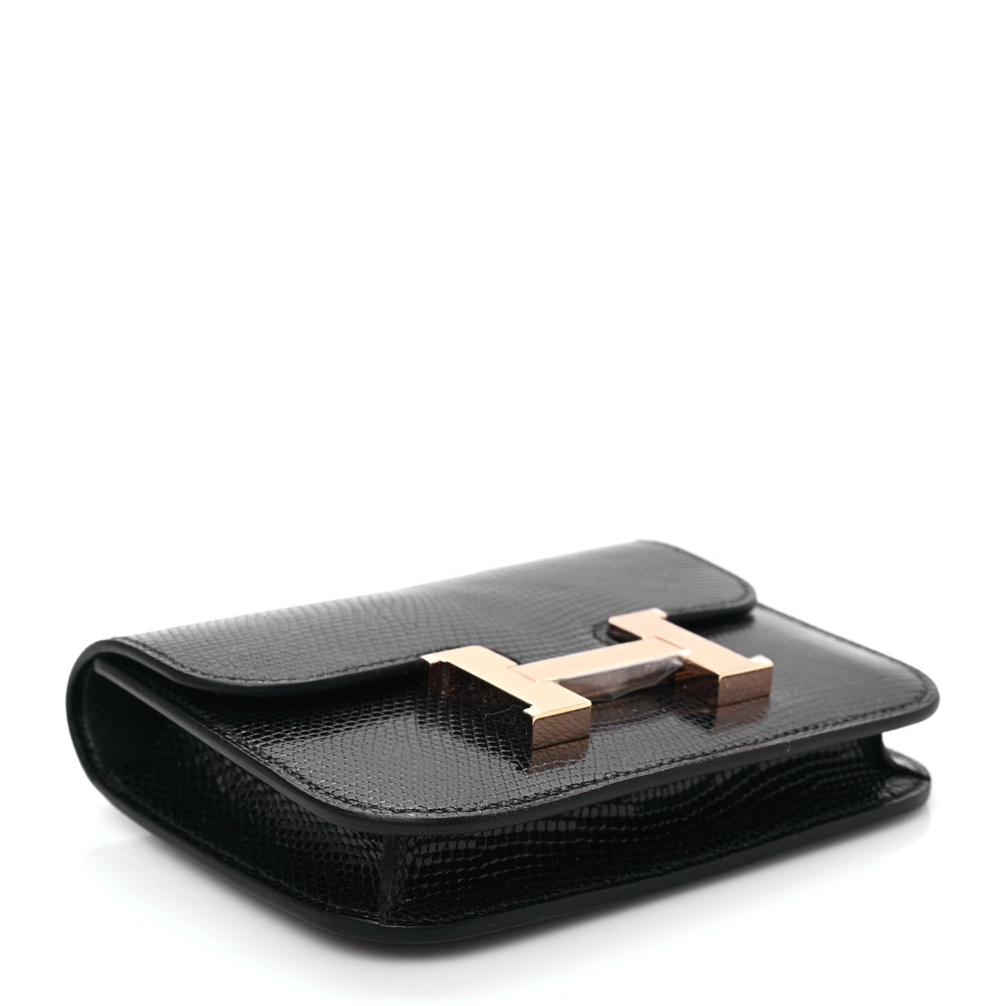 Lizard Constance Slim Wallet Black