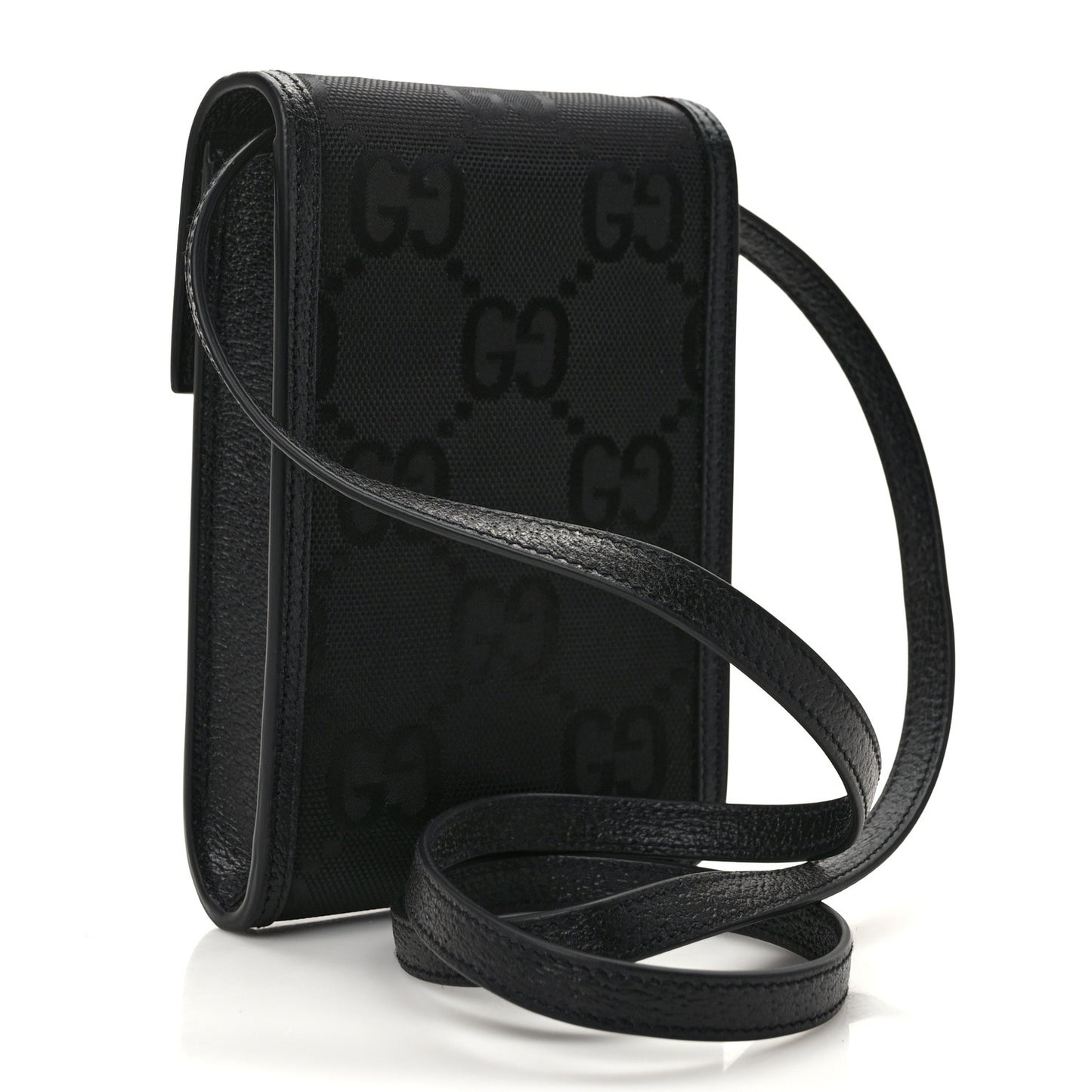Econyl Nylon Monogram Off The Grid Crossbody Bag Black