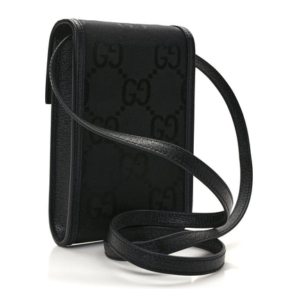 Gucci Econyl Nylon Monogram Off The Grid Crossbody Bag Black 3 of 10