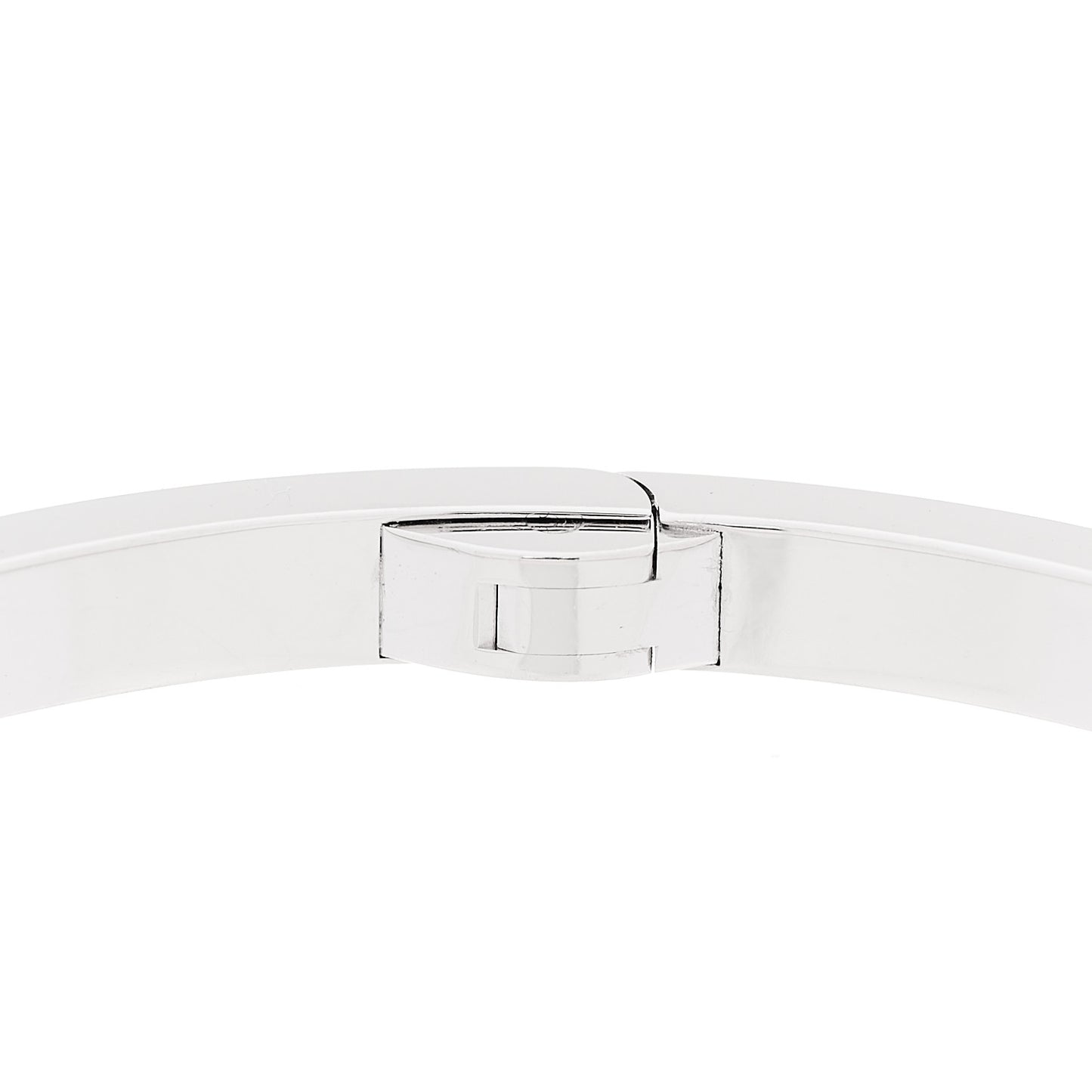 18K White Gold 10 Diamond Small LOVE Bracelet 18