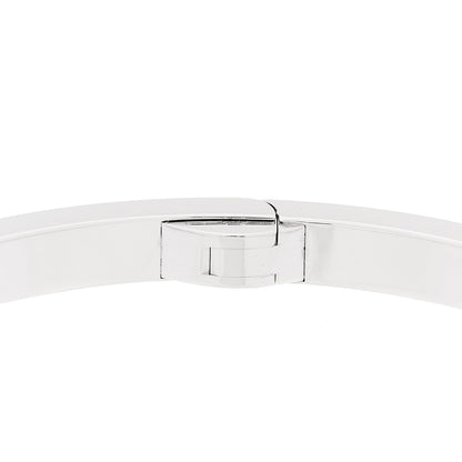 Cartier 18K White Gold 10 Diamond Small LOVE Bracelet 18 5 of 9