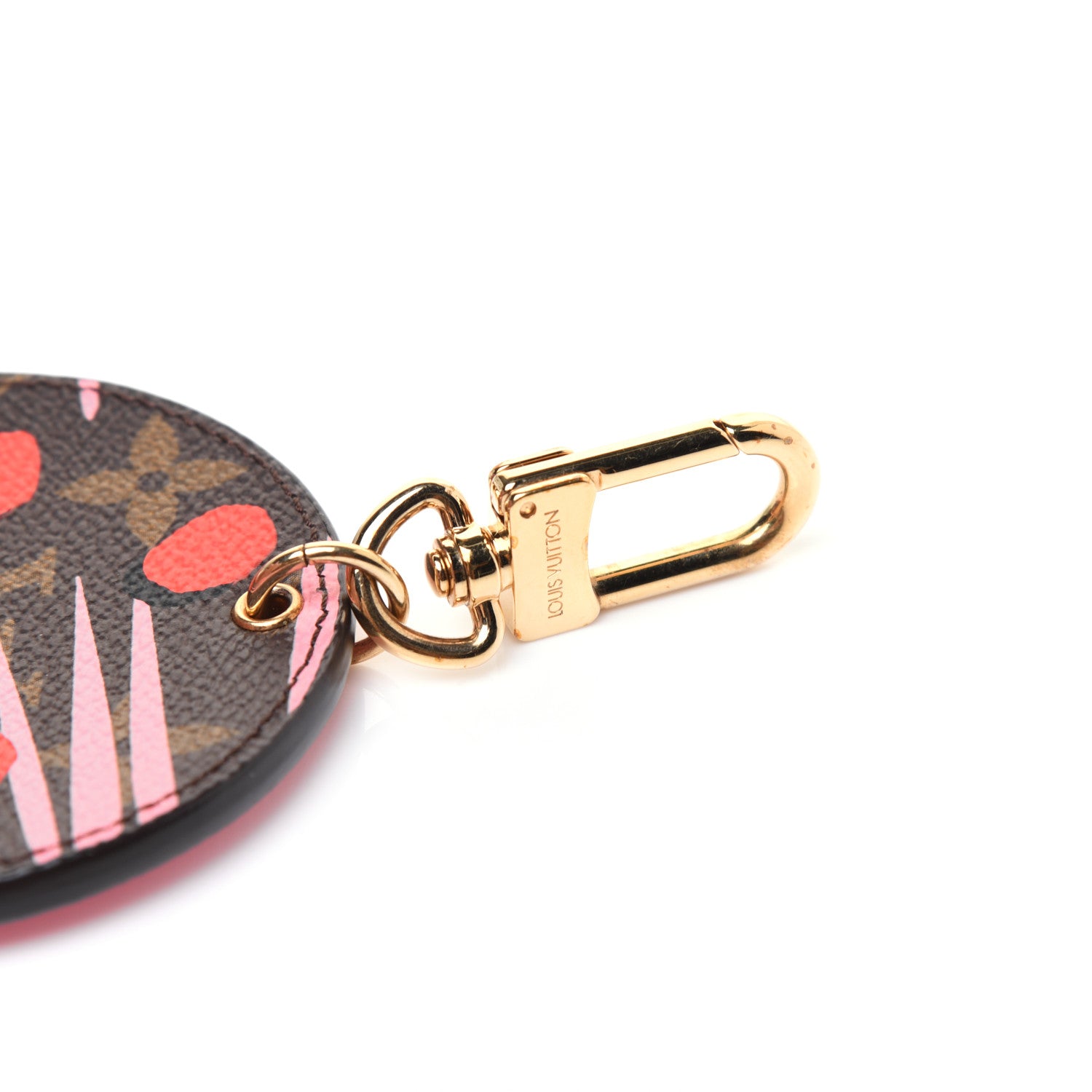 Louis Vuitton Monogram Jungle Dots Bag Charm Key Ring Sugar Pink Poppy 6 of 6
